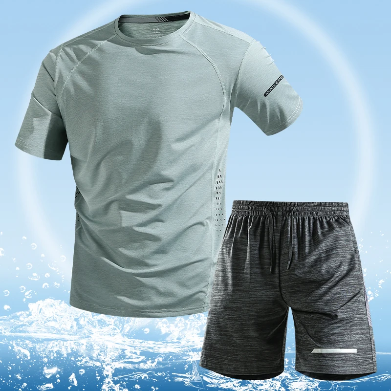 Loose Quick-drying Sports Running Shirt Comfortable Plus Size Men's Summer Solid Color Mix and Match Short-sleeved Young Men's
Loose Quick-drying Sports Running Shirt Comfortable Plus Size Men's Summer Solid Color Mix and Match Short-sleeved Young Men's