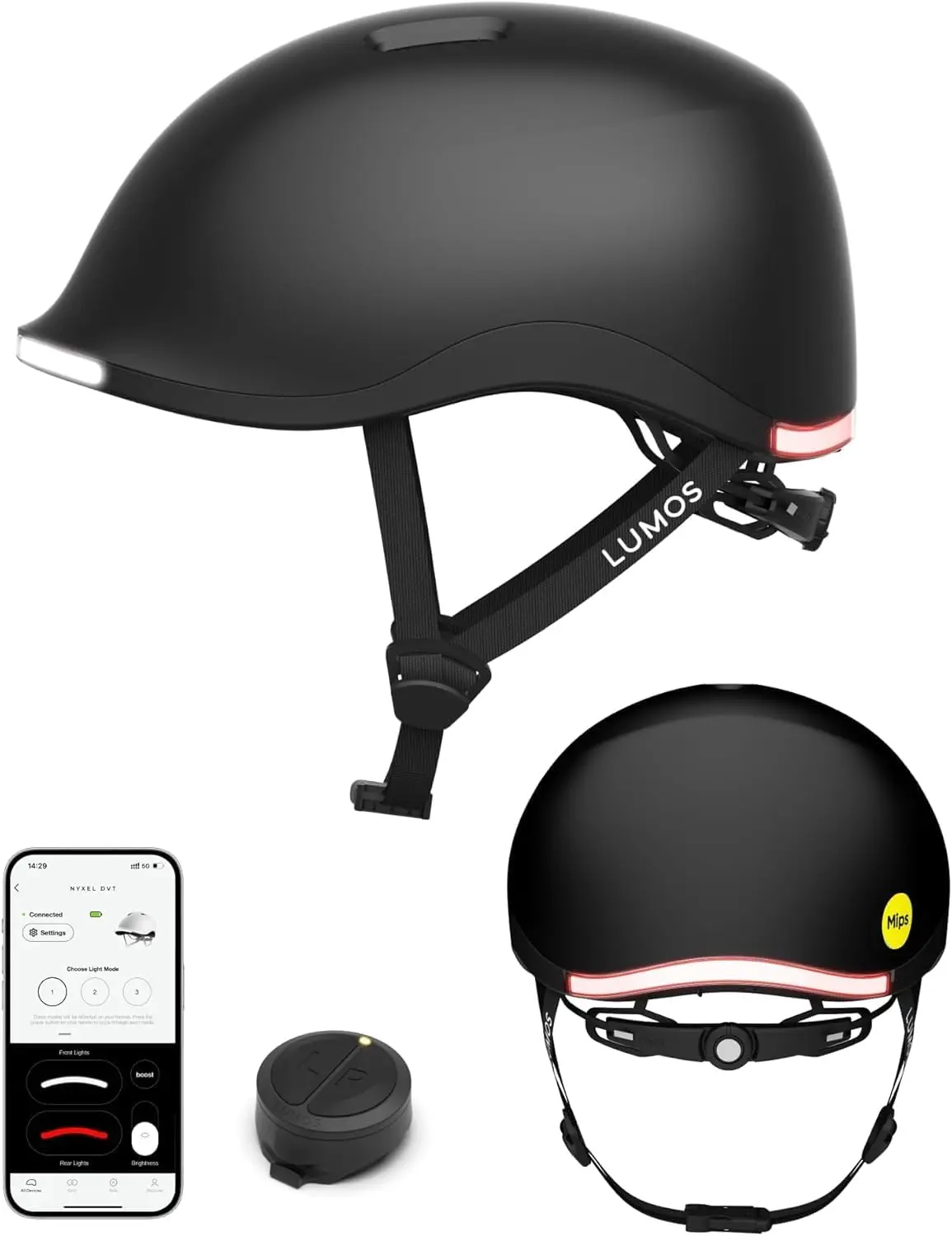 Smart Bike Helmet with LED Lights, Turn Signals, 360° Visibility, App Controlled, Lightweight for Adults
Smart Bike Helmet with LED Lights, Turn Signals, 360° Visibility, App Controlled, Lightweight for Adults