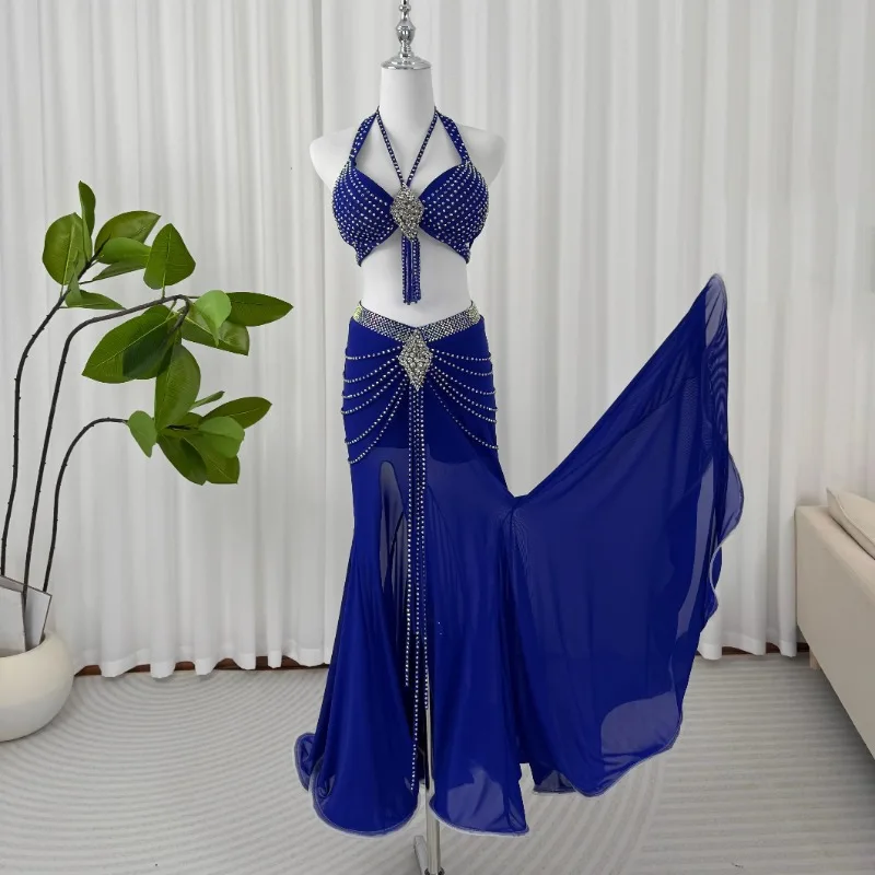 Customized New Light Luxury Belly Dance Performance Costume Heavy Duty Hot Diamond Style Sexy Set Handmade Two Piece Group Dress
Customized New Light Luxury Belly Dance Performance Costume Heavy Duty Hot Diamond Style Sexy Set Handmade Two Piece Group Dress