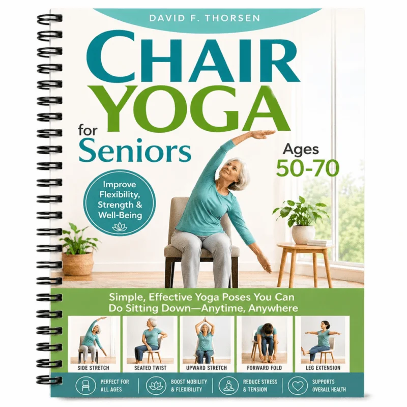 Chair Yoga for Seniors Wellness Guide, Easy Seated Poses, Spiral Bound, Easy Step-By-Step Practice, Gentle Routine for Ages 50-70
Chair Yoga for Seniors Wellness Guide, Easy Seated Poses, Spiral Bound, Easy Step-By-Step Practice, Gentle Routine for Ages 50-70