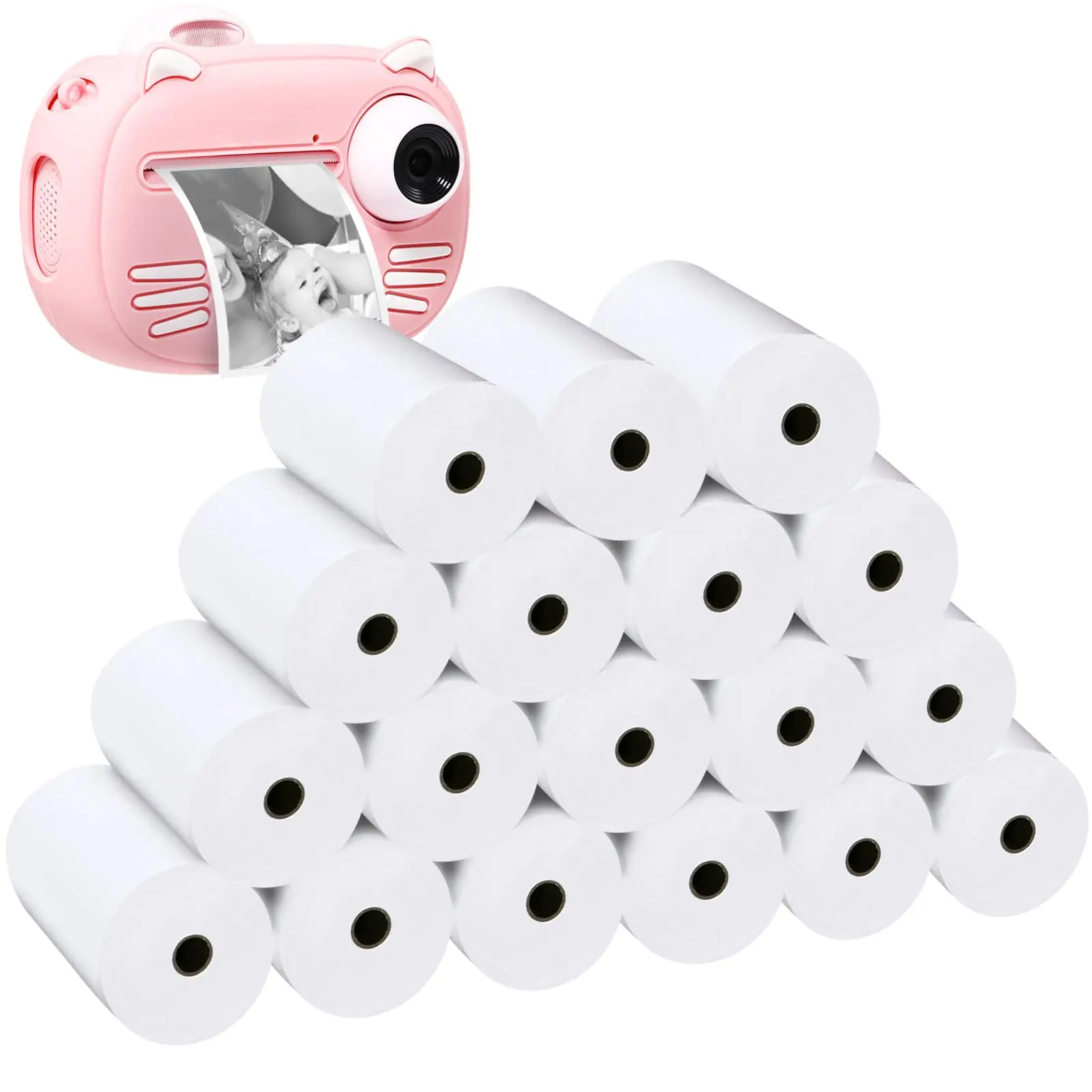 18 Rolls Kids Instant Camera Refill Print Paper Instant Camera Thermal Paper Photo Printer Fit for Most Kids Instant Camera
18 Rolls Kids Instant Camera Refill Print Paper Instant Camera Thermal Paper Photo Printer Fit for Most Kids Instant Camera