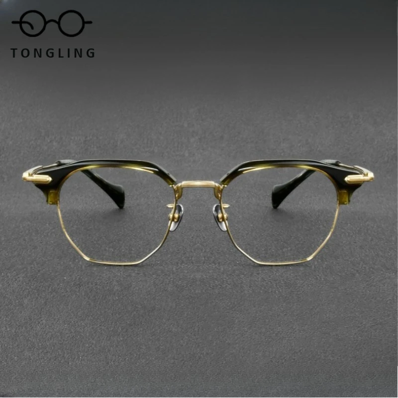 2026 Retro Women Business Eyebrow Casual Pure Titanium Toptier Men Fashion Handcrafted Highquality Acetate Trendy Eyeglass Frame
2026 Retro Women Business Eyebrow Casual Pure Titanium Toptier Men Fashion Handcrafted Highquality Acetate Trendy Eyeglass Frame