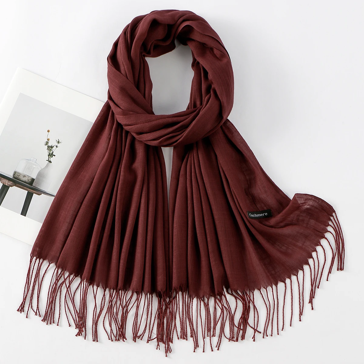 Slub Cotton Hijabs Scarf Headscarf Wraps Plain Color Shawls Muslim Women Tassels Edge Hijab Islamic Turban Headbands
Slub Cotton Hijabs Scarf Headscarf Wraps Plain Color Shawls Muslim Women Tassels Edge Hijab Islamic Turban Headbands