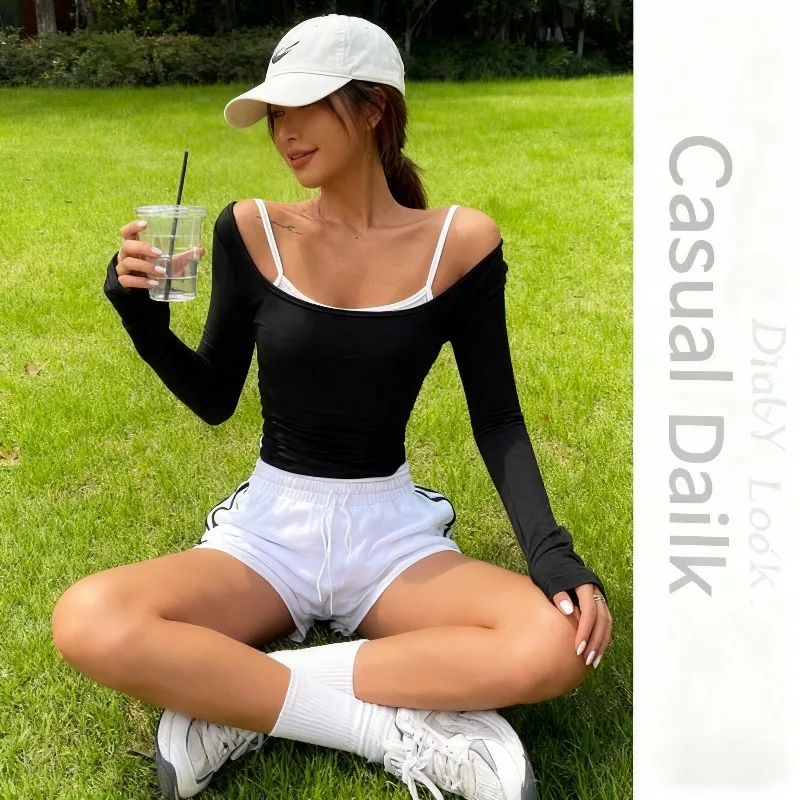 2025 Autumn New Patchwork Stylish Open Top T-Shirt Two-Piece Set Contrast Color Long Sleeve
2025 Autumn New Patchwork Stylish Open Top T-Shirt Two-Piece Set Contrast Color Long Sleeve