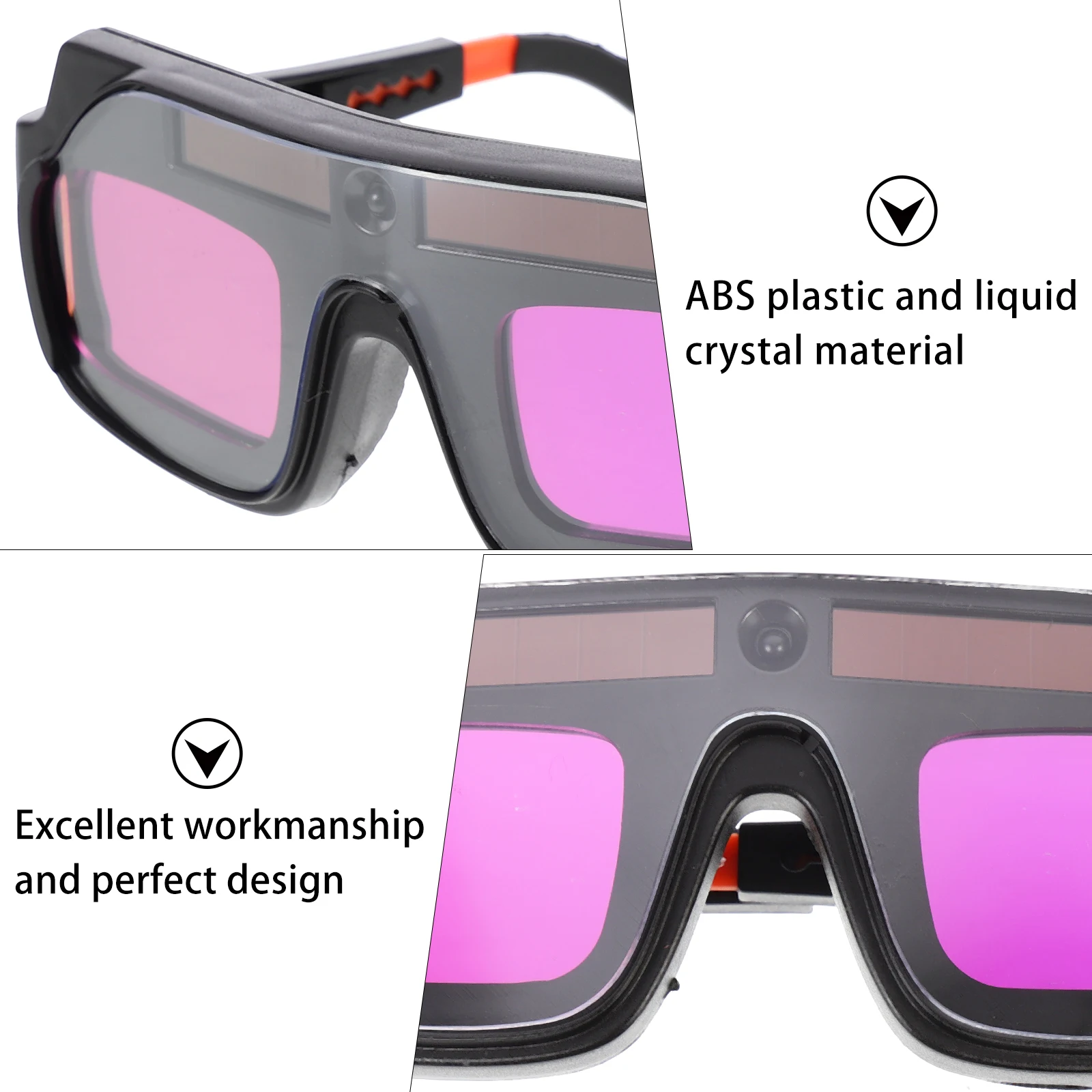 1Pcs Auto Darkening Welding Goggles Solar Rechargeable Protective Eyewear for Tig Mig Welding with Glare Uv Ir Protection Fast
1Pcs Auto Darkening Welding Goggles Solar Rechargeable Protective Eyewear for Tig Mig Welding with Glare Uv Ir Protection Fast