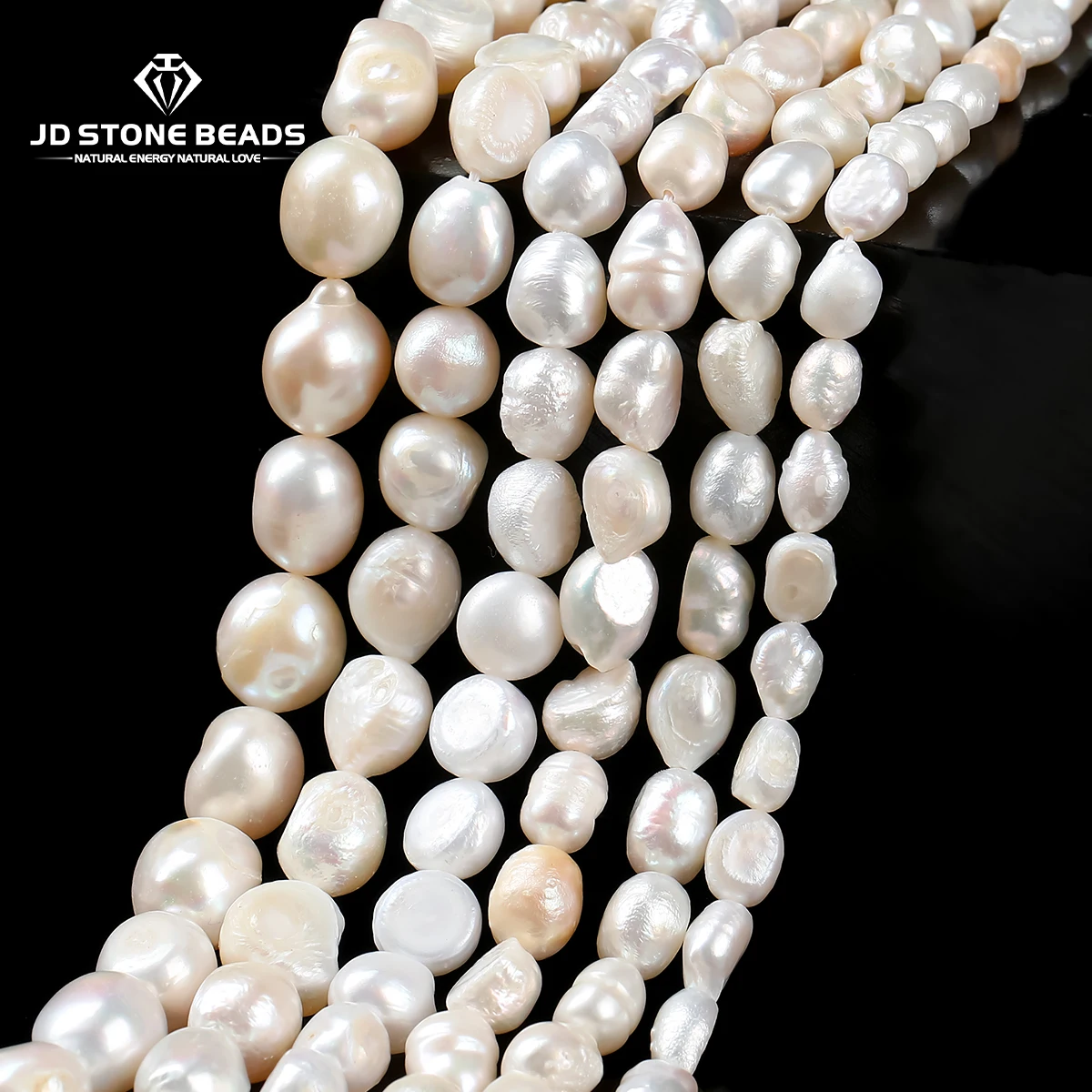 100% Natural White Freshwater Pearl Bead Irregular Shape Bead for Jewelry Making DIY Necklace Bracelet Accessory 15" Inch
100% Natural White Freshwater Pearl Bead Irregular Shape Bead for Jewelry Making DIY Necklace Bracelet Accessory 15" Inch