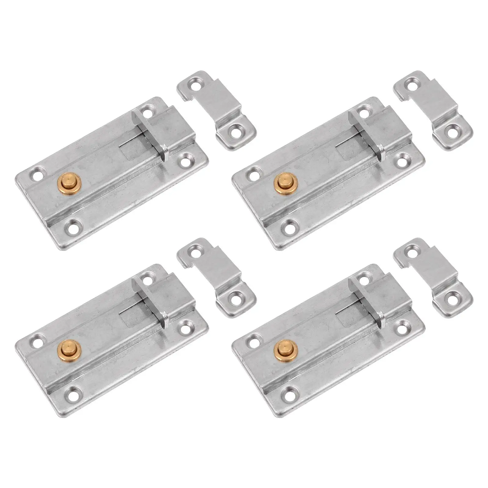 4 Pcs Automatic Spring Door Latch Stainless Steel Heavy Duty Sliding Gate Lock Bolt Door Safety Hardware Hotel Anti
4 Pcs Automatic Spring Door Latch Stainless Steel Heavy Duty Sliding Gate Lock Bolt Door Safety Hardware Hotel Anti