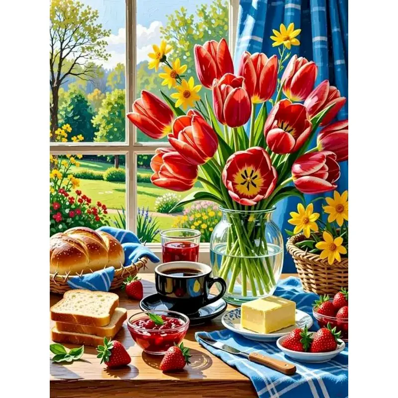 Paint By Numbers Crafts Painting With Numbers Flower for Adults Beginners Hand Painting DIY Color by Number for Beginner
Paint By Numbers Crafts Painting With Numbers Flower for Adults Beginners Hand Painting DIY Color by Number for Beginner