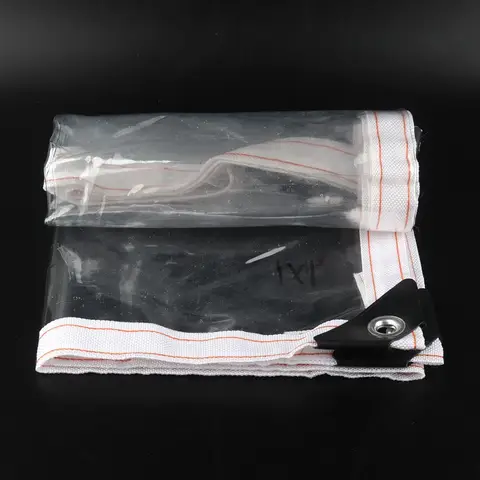 Spessore 0,35 mm impermeabile trasparente in PVC telone balcone piante grasse telone copertura terrazza panno antipioggia chiaramente tela