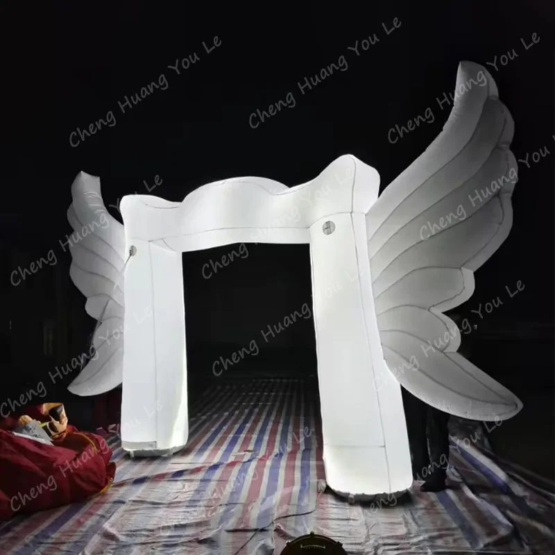 White light inflatable wing archway wedding party birthday decoration balloon archway prop
White light inflatable wing archway wedding party birthday decoration balloon archway prop