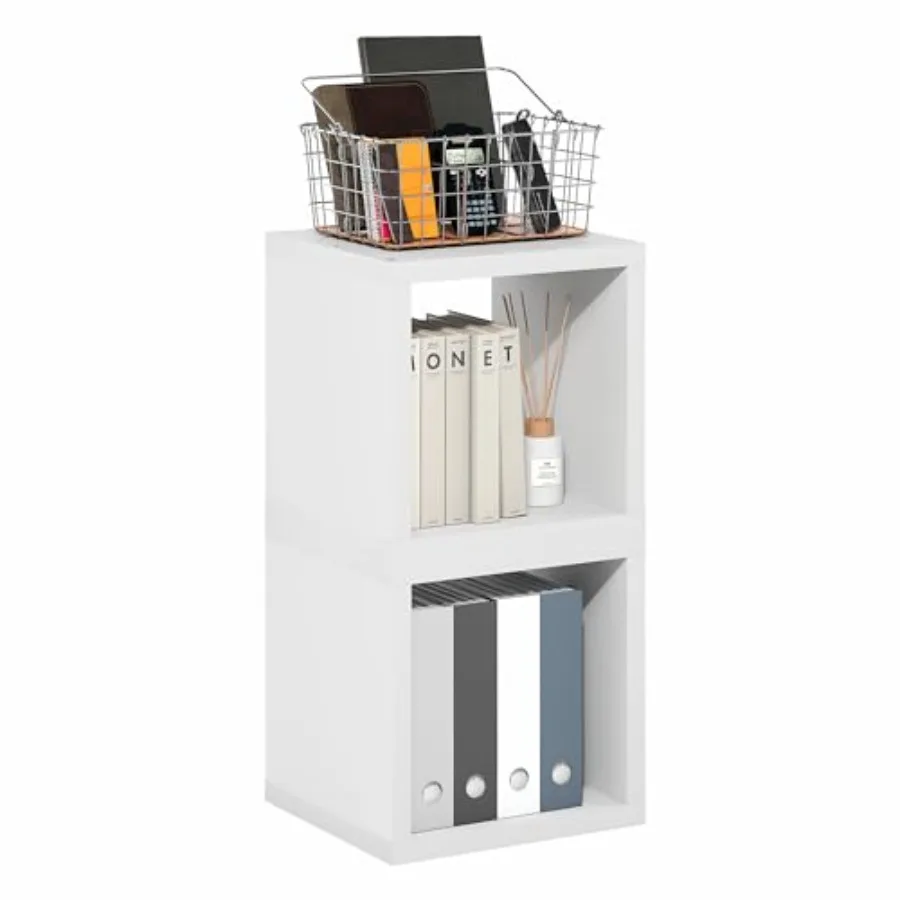 Cubicle Book Shelf Set of 2 Stackable Bookshelf Cube Storage Organizer Bookcase with Open Back Extra Thick 15.8 x 15.8 x 14.6 f
Cubicle Book Shelf Set of 2 Stackable Bookshelf Cube Storage Organizer Bookcase with Open Back Extra Thick 15.8 x 15.8 x 14.6 f
