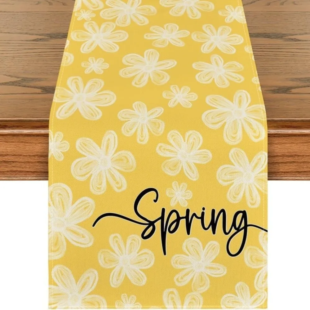 Elegant Fresh Style Dinning Table Runner Floral Pattern Anti Slip Linen Table Runner Decorative Table Flag Dining Table
Elegant Fresh Style Dinning Table Runner Floral Pattern Anti Slip Linen Table Runner Decorative Table Flag Dining Table