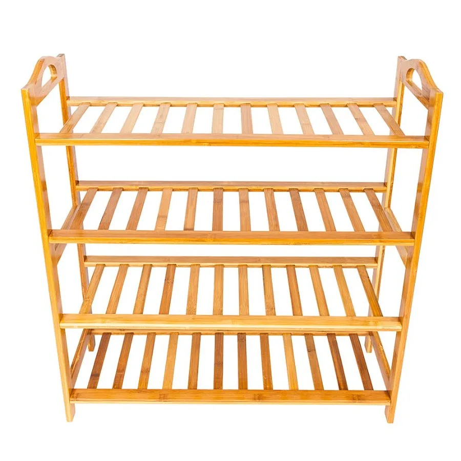Bamboo Shoe Rack 4Tier Entryway Shoe Shelf Storage Organizer for Home Office Easy to Assemble Wood Color
Bamboo Shoe Rack 4Tier Entryway Shoe Shelf Storage Organizer for Home Office Easy to Assemble Wood Color