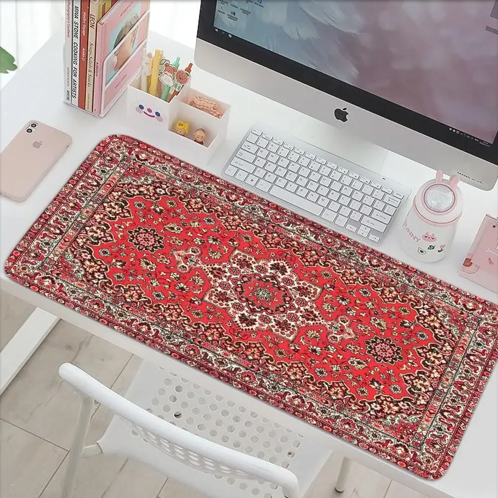 Religious Carpet Pattern Mouse Pad Tablet mouse Pad Laptop xl desktop mouse cute HD Rainbow Gaming keyboard pad,Player, 90x40
Religious Carpet Pattern Mouse Pad Tablet mouse Pad Laptop xl desktop mouse cute HD Rainbow Gaming keyboard pad,Player, 90x40