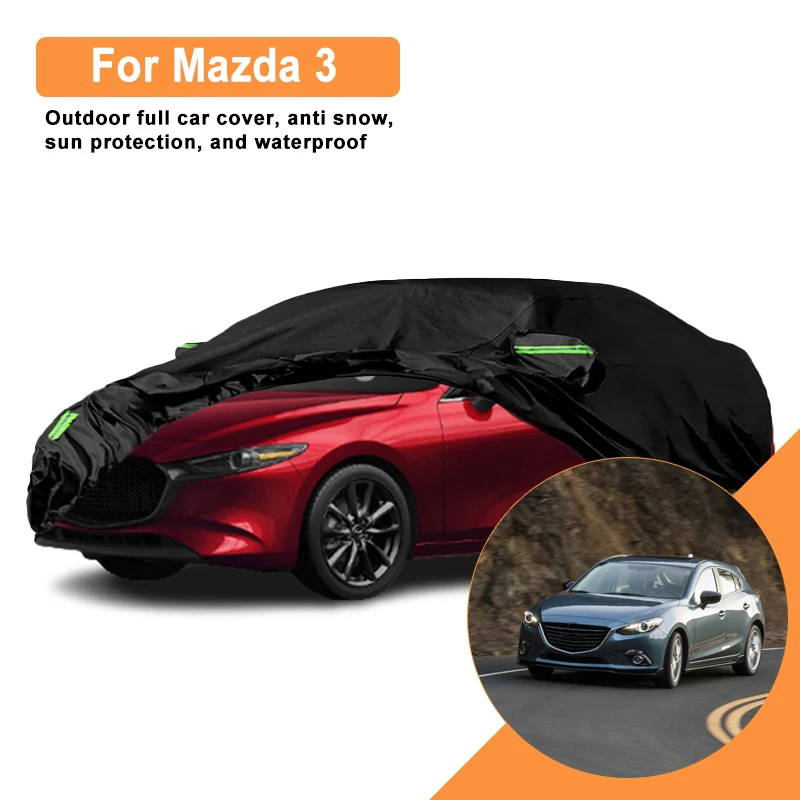 Полное покрытие для автомобиля Mazda 3, водонепроницаемый снегозащитный солнцезащитный козырек на открытом воздухе, зимние и летние аксессуары для автозащиты на все погоду
Полное покрытие для автомобиля Mazda 3, водонепроницаемый снегозащитный солнцезащитный козырек на открытом воздухе, зимние и летние аксессуары для автозащиты на все погоду