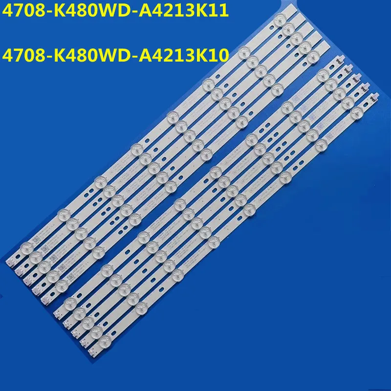 8 шт. светодиодная лента для подсветки K480WD5 4708-K480WD-A4213K11 4708-K480WD-A4213K01 K480WD для 48PFF3055/T3 48PFL5445/T3 48PFH5250/96
8 шт. светодиодная лента для подсветки K480WD5 4708-K480WD-A4213K11 4708-K480WD-A4213K01 K480WD для 48PFF3055/T3 48PFL5445/T3 48PFH5250/96