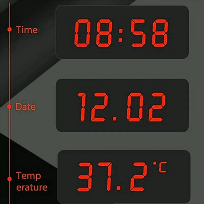 Classy-Car Solar Powered Clock, 24 Hour High-Precision Electronic Watch Automatic Brightness Adjustment Thermometer Durable
Classy-Car Solar Powered Clock, 24 Hour High-Precision Electronic Watch Automatic Brightness Adjustment Thermometer Durable