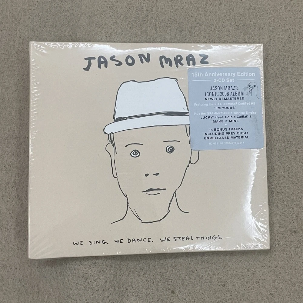 Jason Mraz We Sing We Dance We Steal Things 2CD Deluxe I'm Yours Lucky Sealed New Pop Folk Best Seller
Jason Mraz We Sing We Dance We Steal Things 2CD Deluxe I'm Yours Lucky Sealed New Pop Folk Best Seller