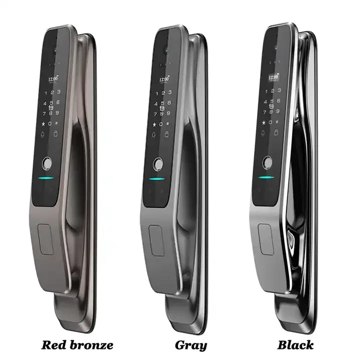 Smart Door Lock with 3D Face Camera and Fingerprint Electronic Lock, Suitable for Home Security Portal
Smart Door Lock with 3D Face Camera and Fingerprint Electronic Lock, Suitable for Home Security Portal