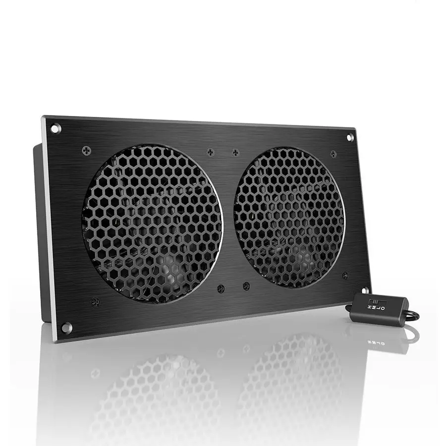 AIRPLATE S7, Quiet Cooling Fan System 12 with Speed Control, for Home Theater AV Cabinets
AIRPLATE S7, Quiet Cooling Fan System 12 with Speed Control, for Home Theater AV Cabinets