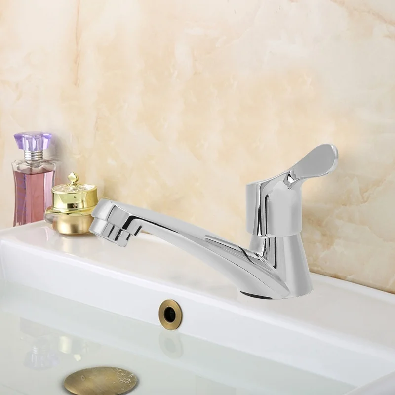 G1/2in Household Bathroom Quick Single Handle Faucet Water Tap For Sink Basin
G1/2in Household Bathroom Quick Single Handle Faucet Water Tap For Sink Basin