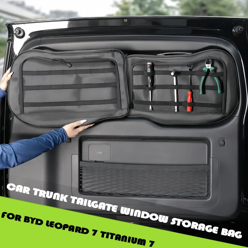Car Trunk Tailgate Window Storage Bag Fit for BYD Leopard 7 Titanium 7 2025-2026 Modified Car C-pillar Window Storage Bag Parts
Car Trunk Tailgate Window Storage Bag Fit for BYD Leopard 7 Titanium 7 2025-2026 Modified Car C-pillar Window Storage Bag Parts