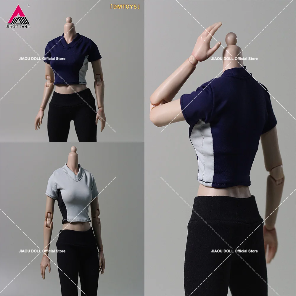 DMTOYS DF091 1/6 Scale Female V-neck T-shirt Color Blocked Sports Top Clothing Model for 12'' Soldier Action Figure Body Dolls
DMTOYS DF091 1/6 Scale Female V-neck T-shirt Color Blocked Sports Top Clothing Model for 12'' Soldier Action Figure Body Dolls