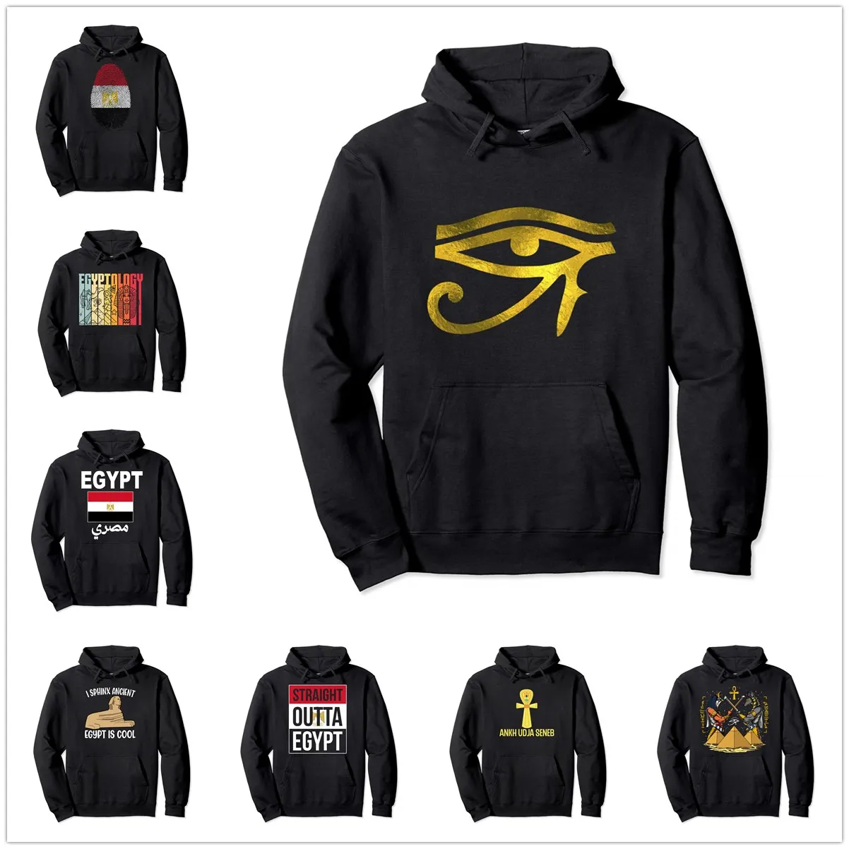 Egyptian Eye Of Horus Ankh Egypt Pullover Hoodie Men Women Unisex Cotton Hoodies Man Hip Hop Style Sweatshirt
Egyptian Eye Of Horus Ankh Egypt Pullover Hoodie Men Women Unisex Cotton Hoodies Man Hip Hop Style Sweatshirt