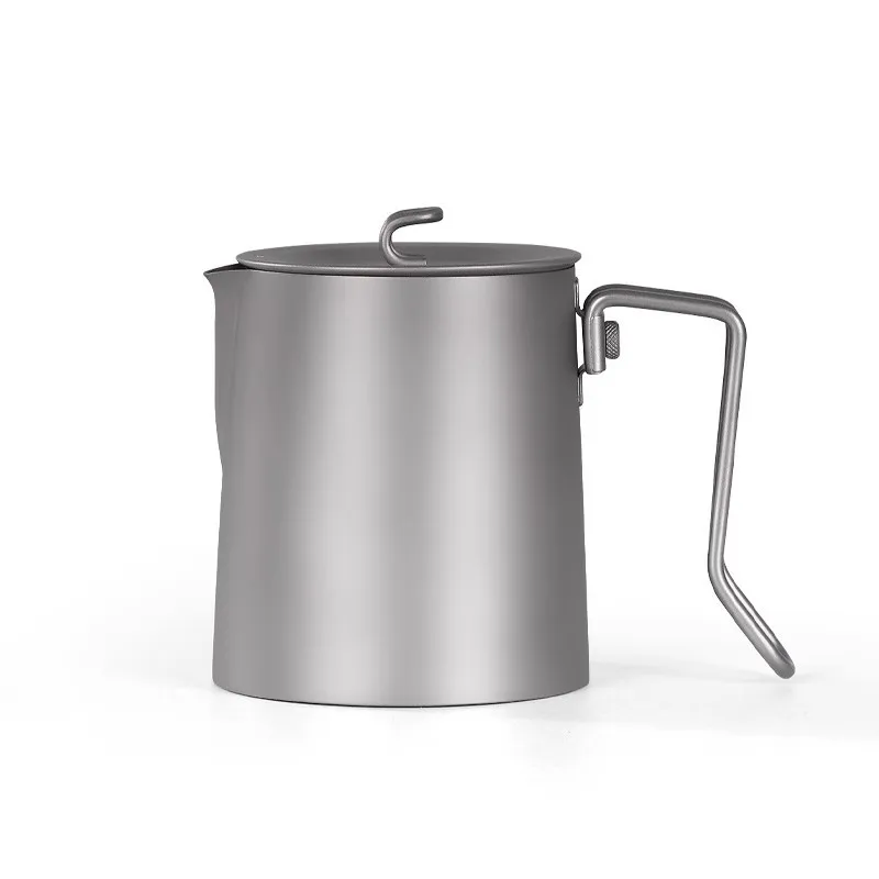 Pure titanium pointed nozzle latte cup with lid, high-grade titanium alloy latte artifact, milk foam cup
Pure titanium pointed nozzle latte cup with lid, high-grade titanium alloy latte artifact, milk foam cup