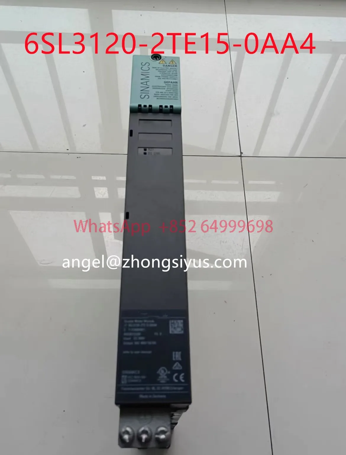 6SL3120-2TE15-0AA4 SINAMICS S120 Double Motor Module 5 A/5 A 6SL3120 2TE15 0AA4
6SL3120-2TE15-0AA4 SINAMICS S120 Double Motor Module 5 A/5 A 6SL3120 2TE15 0AA4