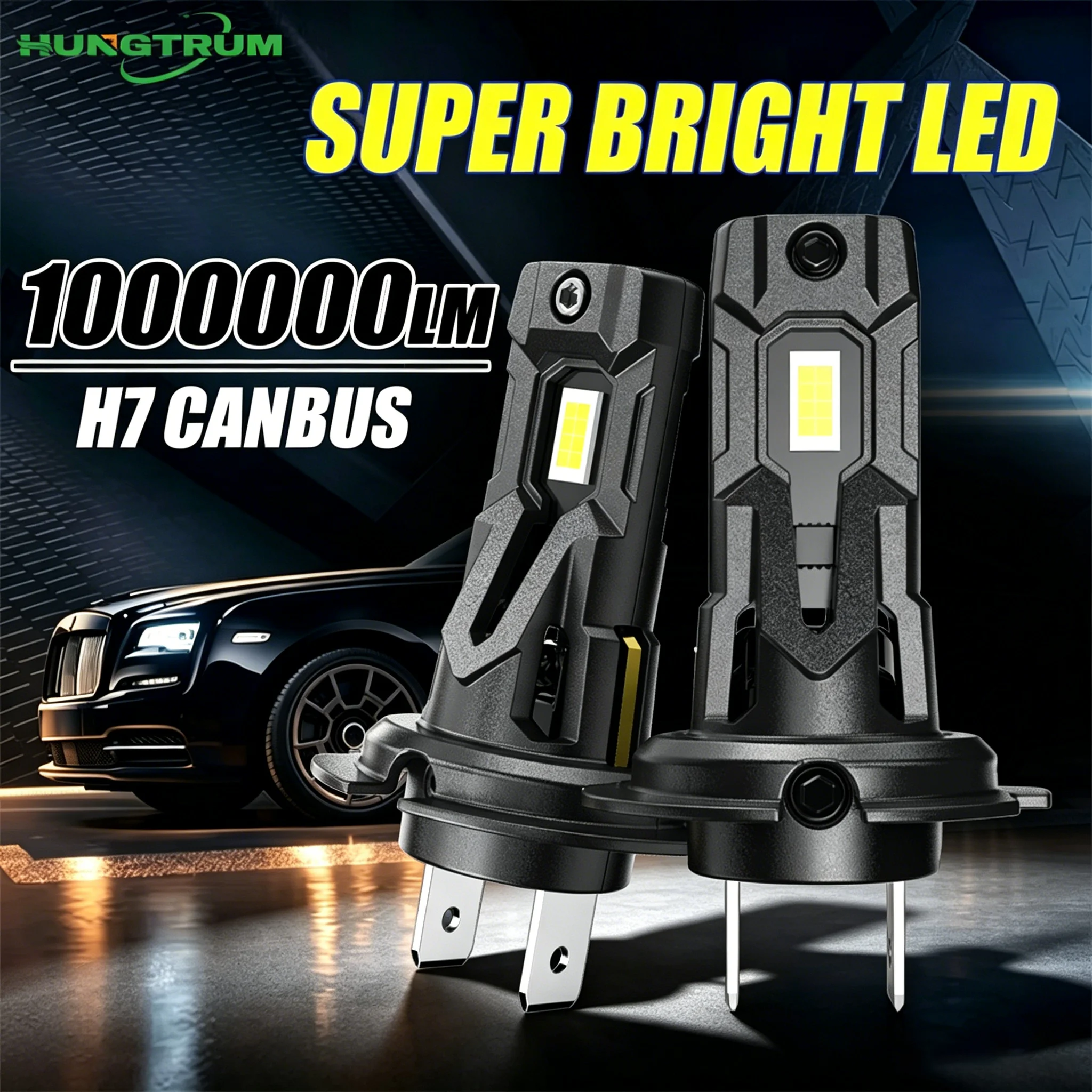 H7 LED Headlight Upgraded 16 Core 9084 CSP CHIPS h7 Car Lights Wireless Plug And Play With Fan Turbo Led Lamp 6000K White Lights
H7 LED Headlight Upgraded 16 Core 9084 CSP CHIPS h7 Car Lights Wireless Plug And Play With Fan Turbo Led Lamp 6000K White Lights