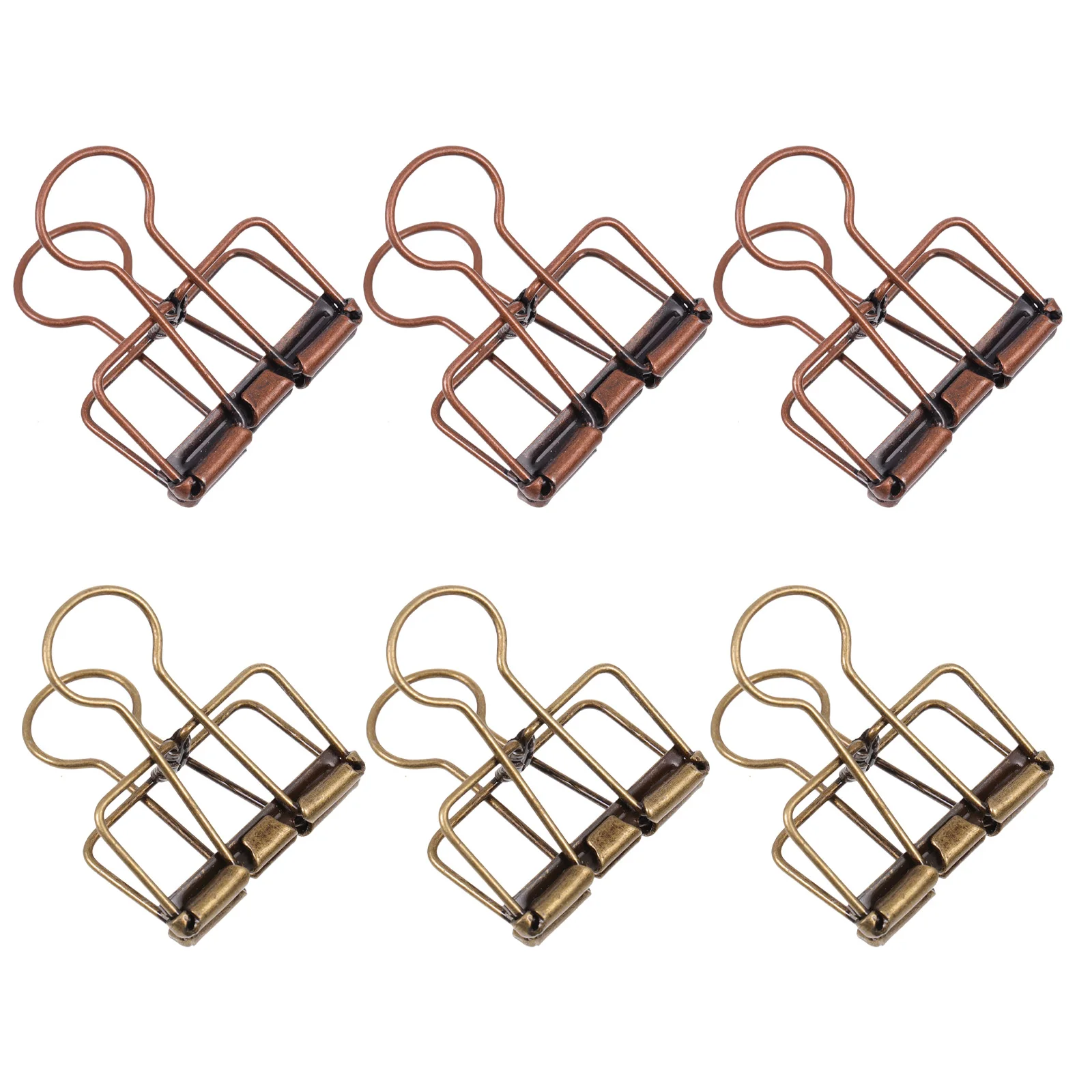 6 Pcs Bronze Dovetail Clips Retro Stationery Metal Binder Paper Document Holder Office Supplies Exam Organizer
6 Pcs Bronze Dovetail Clips Retro Stationery Metal Binder Paper Document Holder Office Supplies Exam Organizer