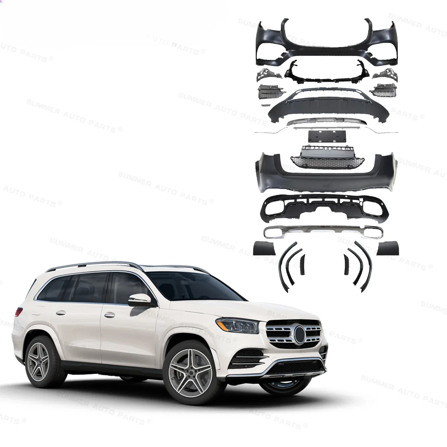 Wholesale Grille Rear Diffuser Tips Bumpers Car Body Kit Auto Body Parts Accessories for Gls Class 450 Amg Body Kit
Wholesale Grille Rear Diffuser Tips Bumpers Car Body Kit Auto Body Parts Accessories for Gls Class 450 Amg Body Kit