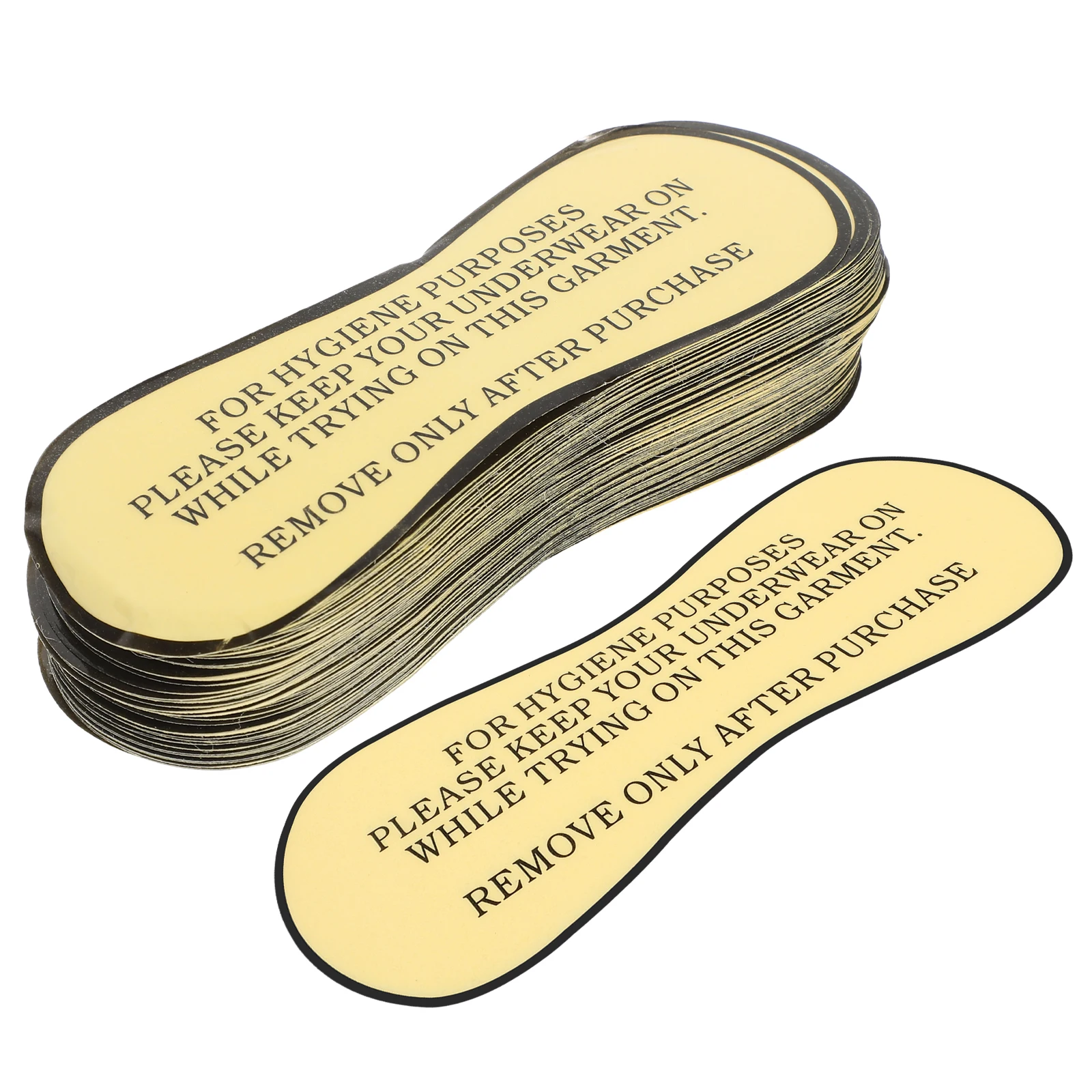 Protective Swimsuit Stickers 5x14cm Tags for Underwear Liners Barrier Lingerie Labels Adhesive Decals
Protective Swimsuit Stickers 5x14cm Tags for Underwear Liners Barrier Lingerie Labels Adhesive Decals
