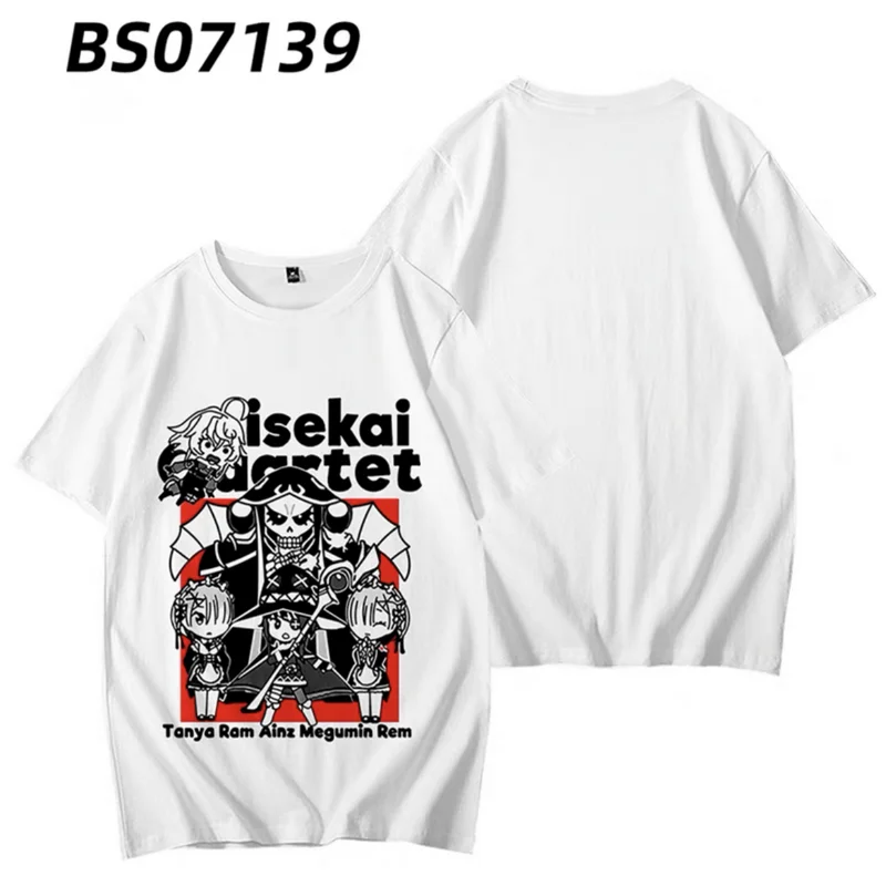 Isekai Quartet 3D Printing T-shirt Summer Fashion Round Neck Short Sleeve Popular Japanese Anime Streetwear Plus Size
Isekai Quartet 3D Printing T-shirt Summer Fashion Round Neck Short Sleeve Popular Japanese Anime Streetwear Plus Size
