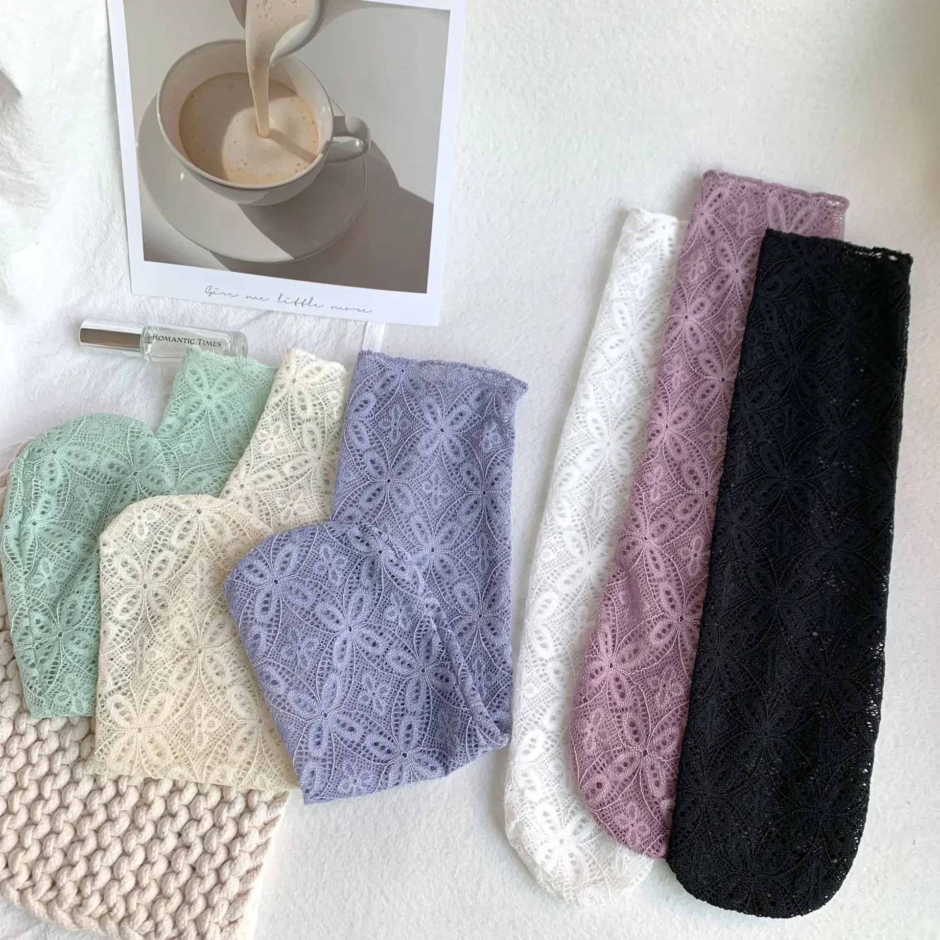 Women Summer Breathable Socks Thin Lace Mesh Fishnet Crew Socks Harajuku Japanese Fashion JK Lolita Kawaii Cute Loose Long Socks
Women Summer Breathable Socks Thin Lace Mesh Fishnet Crew Socks Harajuku Japanese Fashion JK Lolita Kawaii Cute Loose Long Socks