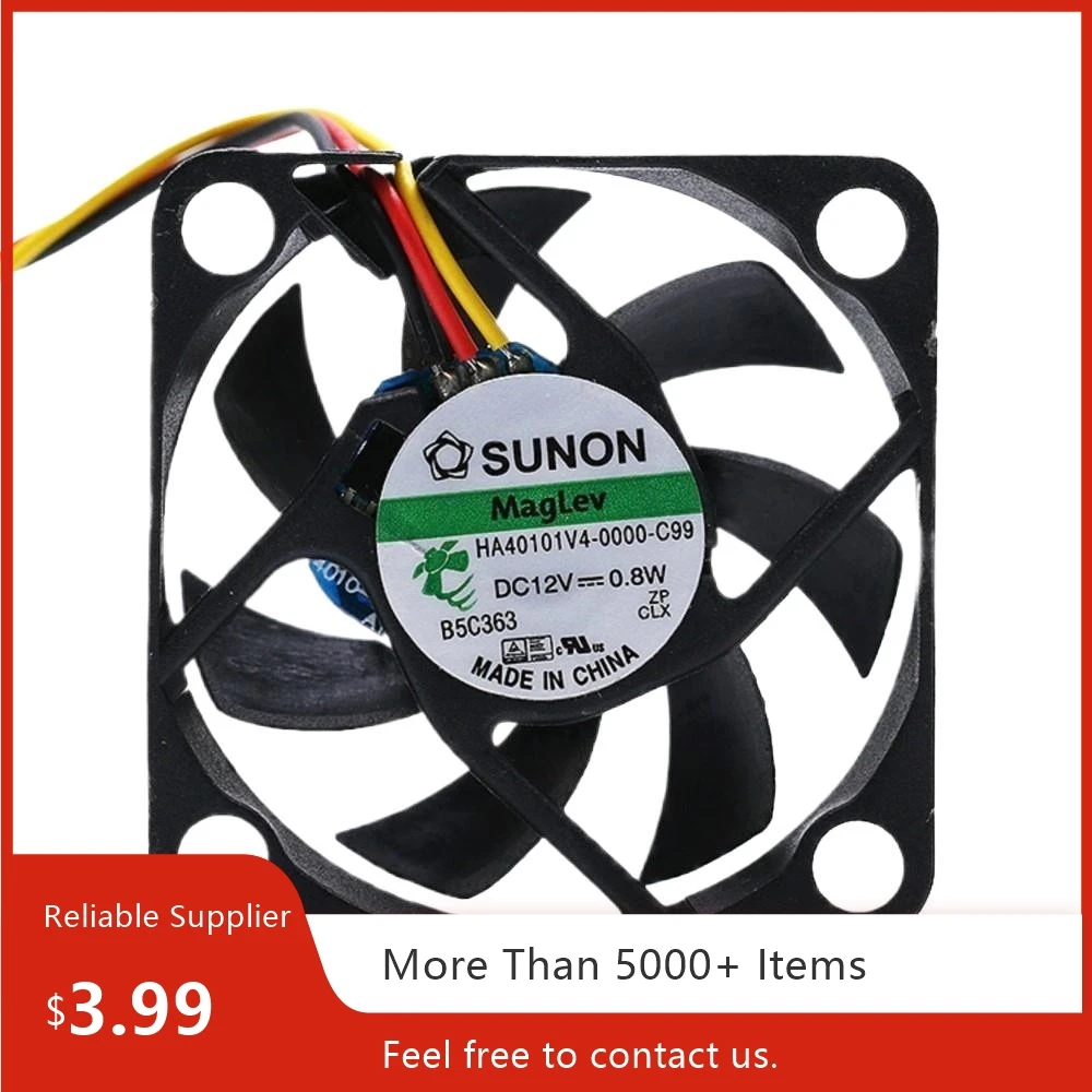 40mm 12V Mute Silent Fan For Sunon HA40101V4-0000-C99 40x10mm DC 12V 3-Pin Cooling Fan for PC 3D Printer
40mm 12V Mute Silent Fan For Sunon HA40101V4-0000-C99 40x10mm DC 12V 3-Pin Cooling Fan for PC 3D Printer