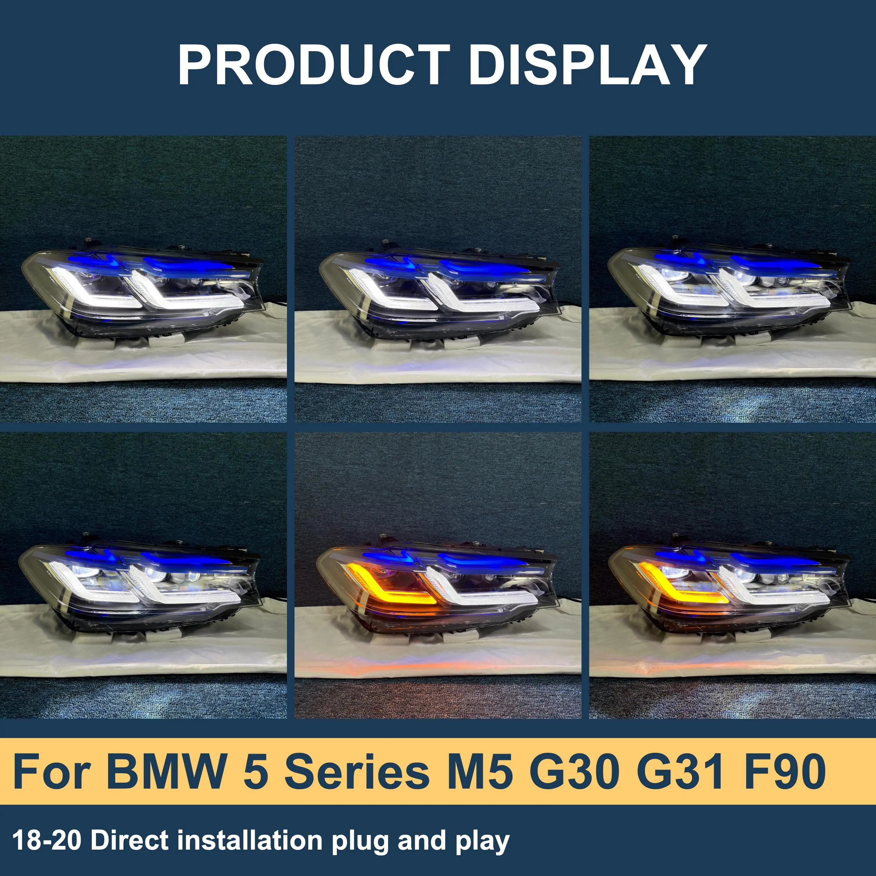 J ONE Cars Parts And Accessories LCI Headlight For BMW 5 Series M5 G30 G31 F90 2018-2020 For Bmw G30 Headlights
J ONE Cars Parts And Accessories LCI Headlight For BMW 5 Series M5 G30 G31 F90 2018-2020 For Bmw G30 Headlights