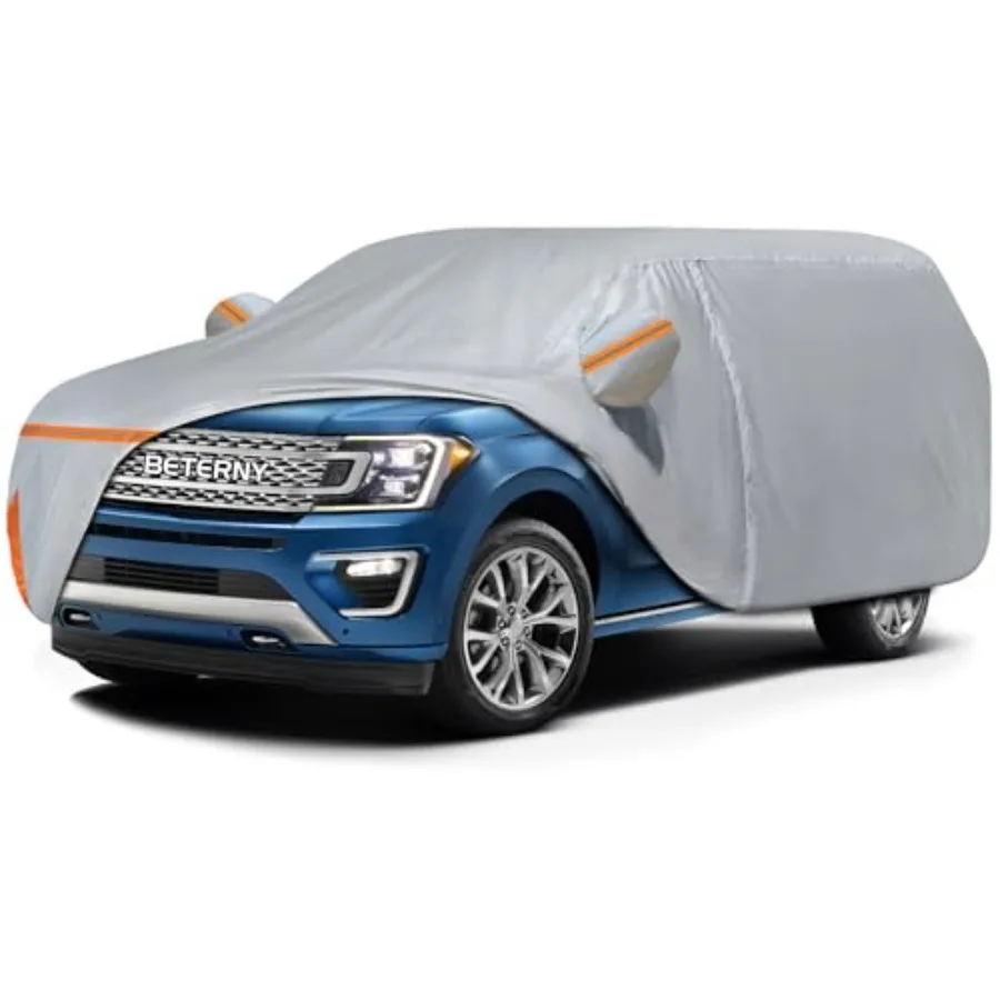 Car Cover for 1997-2026 Ford Expedition/Lincoln Navigator SWB, Waterproof Custom-fit All Weather Sun Rain UV Dust Snow Protection Outdoor Expedition Car Cover with Door Zipper and Cotton Lining-Grey
Car Cover for 1997-2026 Ford Expedition/Lincoln Navigator SWB, Waterproof Custom-fit All Weather Sun Rain UV Dust Snow Protection Outdoor Expedition Car Cover with Door Zipper and Cotton Lining-Grey