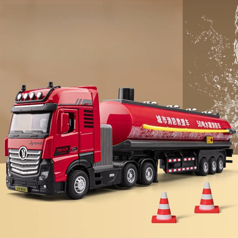 1:50 Tractor Fire Truck Alloy Car Model Sound, Light and Sound Effects Parent-child Fire Drill Teaching Aids
1:50 Tractor Fire Truck Alloy Car Model Sound, Light and Sound Effects Parent-child Fire Drill Teaching Aids