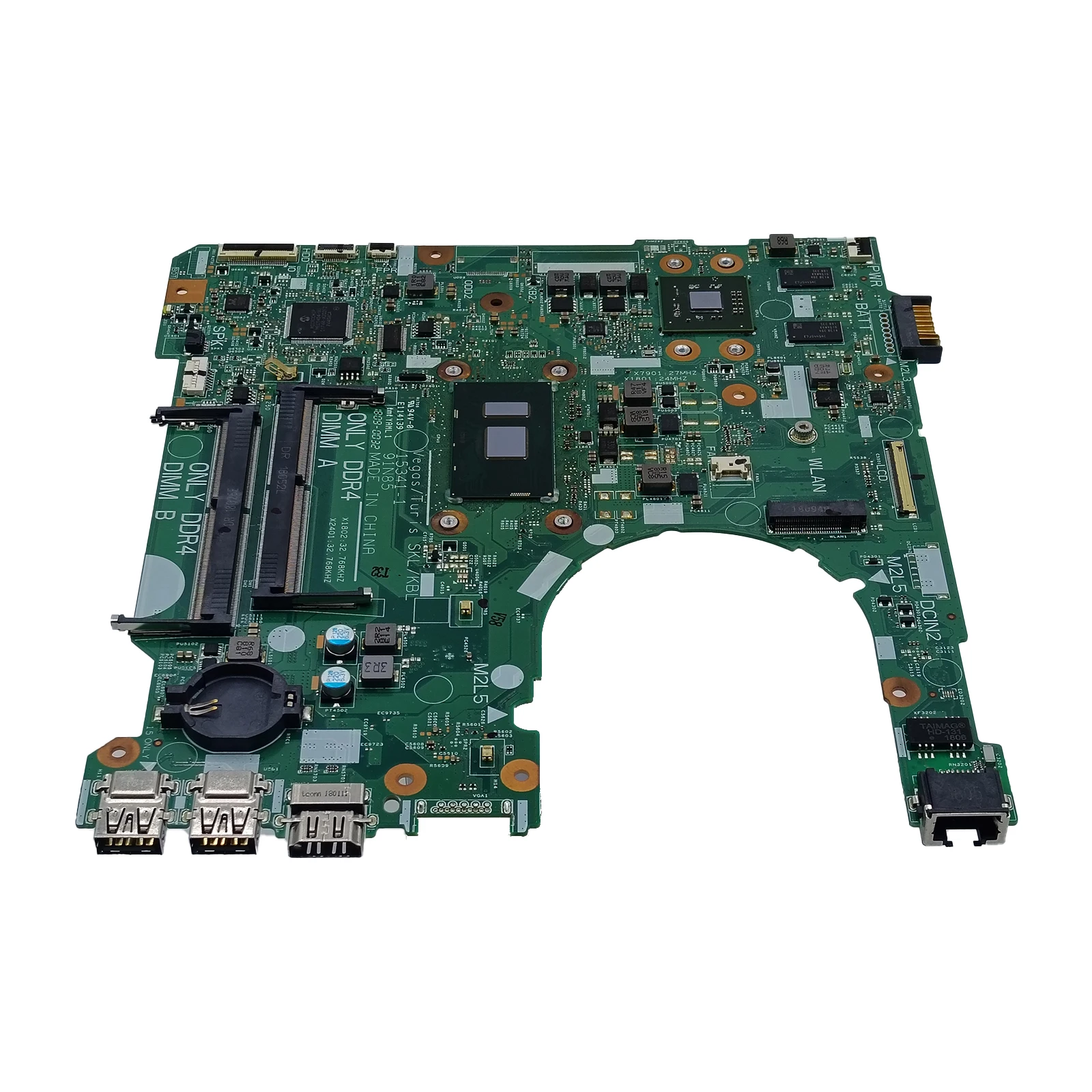 Материнская плата 15341-1 для ноутбуков Dell Vostro 3468 3568, процессоры I3/i5/i7 6/7-го поколений, видеокарта R5 M420 2 ГБ с интерфейсом VGA, 0WKT3Y
Материнская плата 15341-1 для ноутбуков Dell Vostro 3468 3568, процессоры I3/i5/i7 6/7-го поколений, видеокарта R5 M420 2 ГБ с интерфейсом VGA, 0WKT3Y