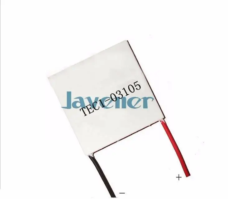 TEC1-03105 Heatsink Thermoelectric Cooler Peltier Cooling Plate 20x20mm 3.7V 5A Refrigeration Module
TEC1-03105 Heatsink Thermoelectric Cooler Peltier Cooling Plate 20x20mm 3.7V 5A Refrigeration Module