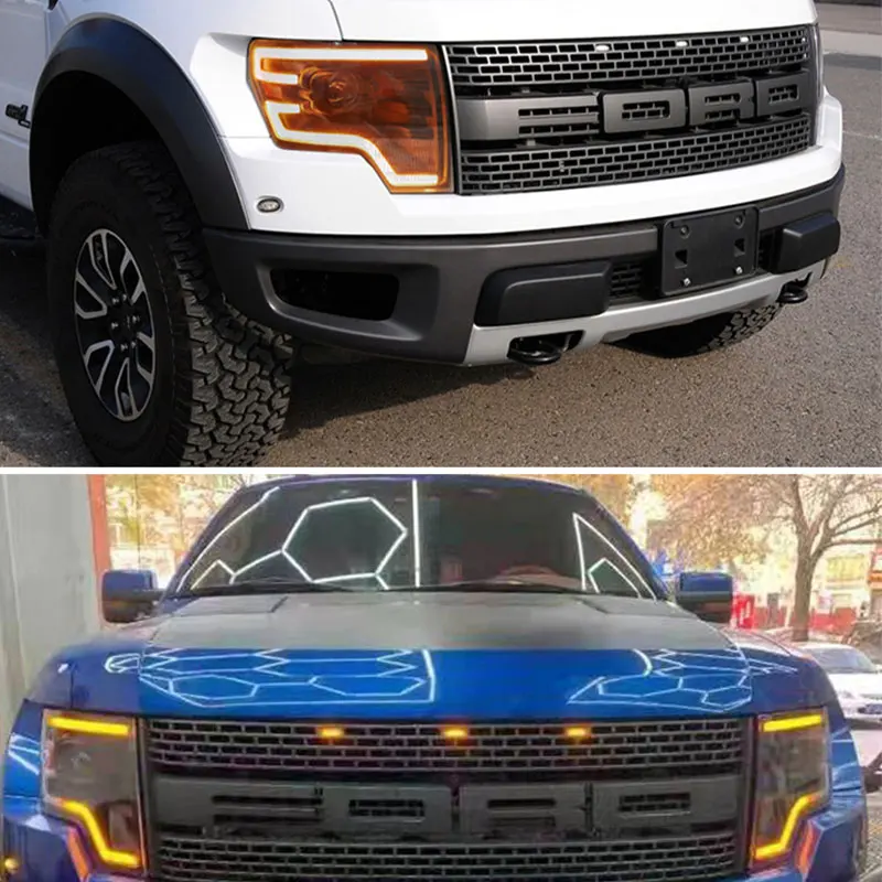 Полностью светодиодные автомобильные фары 2008-2014 для Ford Raptor F150 F-150, фары в сборе, ремонт светодиодных линз, передние фонари DRL, автоаксессуары
Полностью светодиодные автомобильные фары 2008-2014 для Ford Raptor F150 F-150, фары в сборе, ремонт светодиодных линз, передние фонари DRL, автоаксессуары