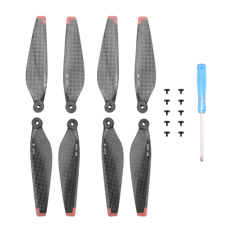 8pcs carbon fiber propellers blades with screw screwdriver for dji mini 3 pro drone accessories
8pcs carbon fiber propellers blades with screw screwdriver for dji mini 3 pro drone accessories