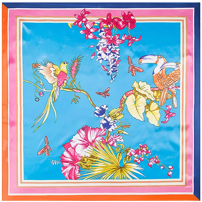 Maitong Silk Scarf 90cmx90cm New Style Floral Bird Design Women's Simulation Silk Large Square Scarf Fashionable Ac...
Maitong Silk Scarf 90cmx90cm New Style Floral Bird Design Women's Simulation Silk Large Square Scarf Fashionable Ac...