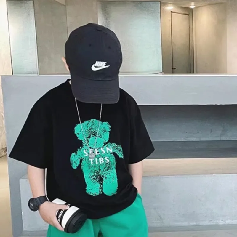 Boys' Summer Short Sleeve T-shirt New Small And Medium Children's Round Neck Top Children's Casual Versatile Half Sleeve Fashion
Boys' Summer Short Sleeve T-shirt New Small And Medium Children's Round Neck Top Children's Casual Versatile Half Sleeve Fashion