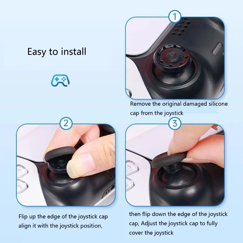 8pcs Joystick Caps for Game Controller Comfortable Feel Thumb Caps
8pcs Joystick Caps for Game Controller Comfortable Feel Thumb Caps