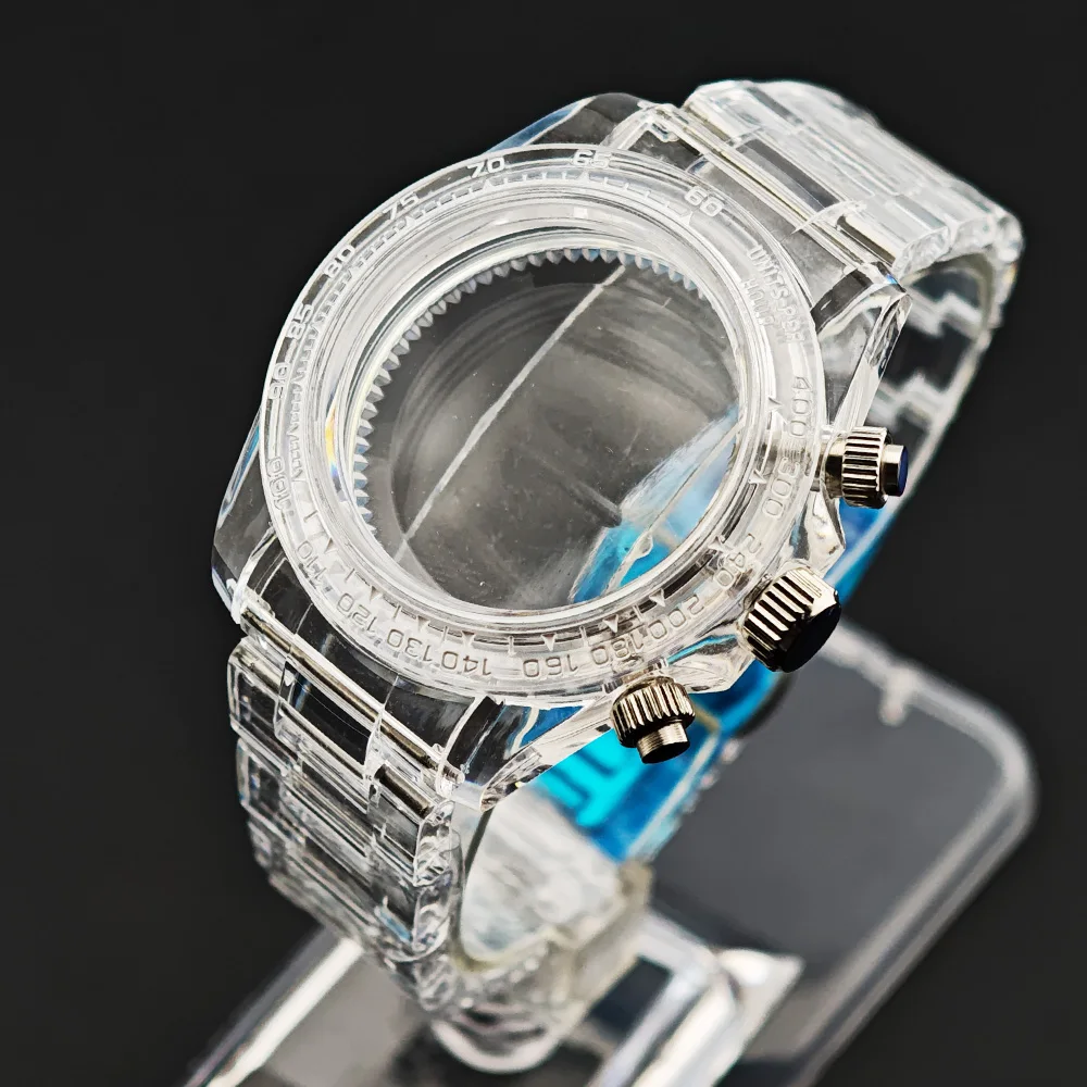 39.5mm VK63 Movement Transparent Men's Watches Case FIT VK63 Movement Case Watch Accessories Watch Parts Fits 20mm Strap Watch
39.5mm VK63 Movement Transparent Men's Watches Case FIT VK63 Movement Case Watch Accessories Watch Parts Fits 20mm Strap Watch
