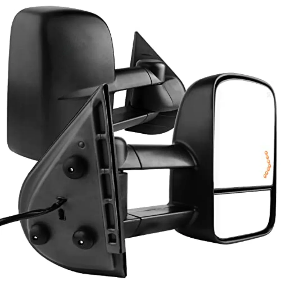 Tow Mirrors Compatible with 2007-2013 Chevy Silverado GMC Sierra Power Heated Driver and Passenger Side Replacement Towing Mirr
Tow Mirrors Compatible with 2007-2013 Chevy Silverado GMC Sierra Power Heated Driver and Passenger Side Replacement Towing Mirr