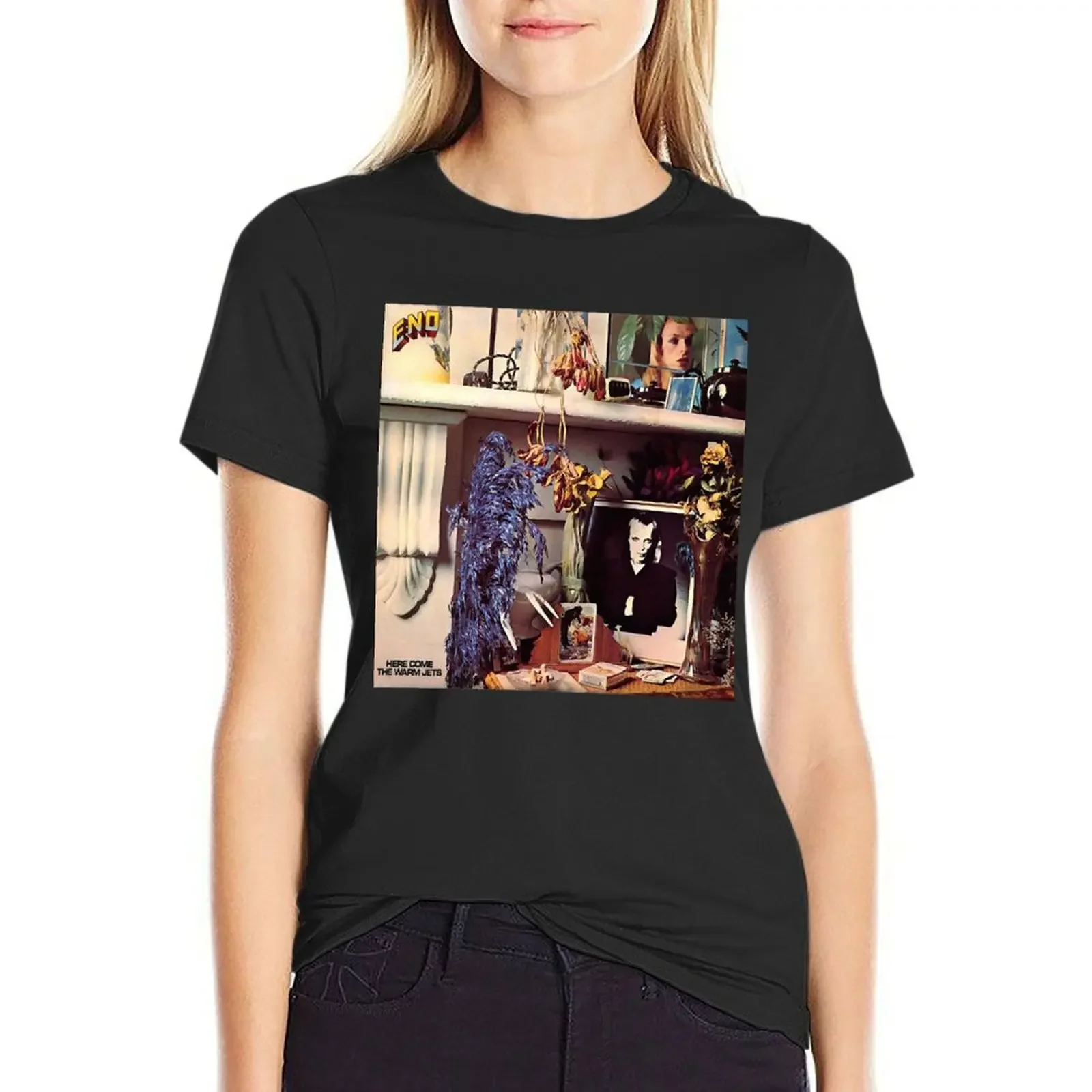 Brian Eno Here Come The Warm Jets T-Shirt plus sizes funny sports fans womans clothing
Brian Eno Here Come The Warm Jets T-Shirt plus sizes funny sports fans womans clothing